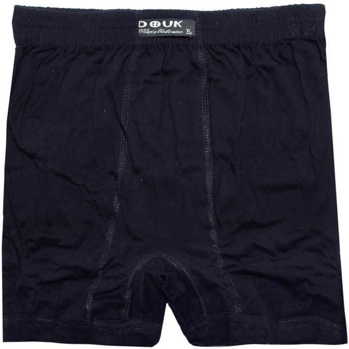 شورت باکسر بلند سرمه ای پنبه ای مردانه سایز XL دوک